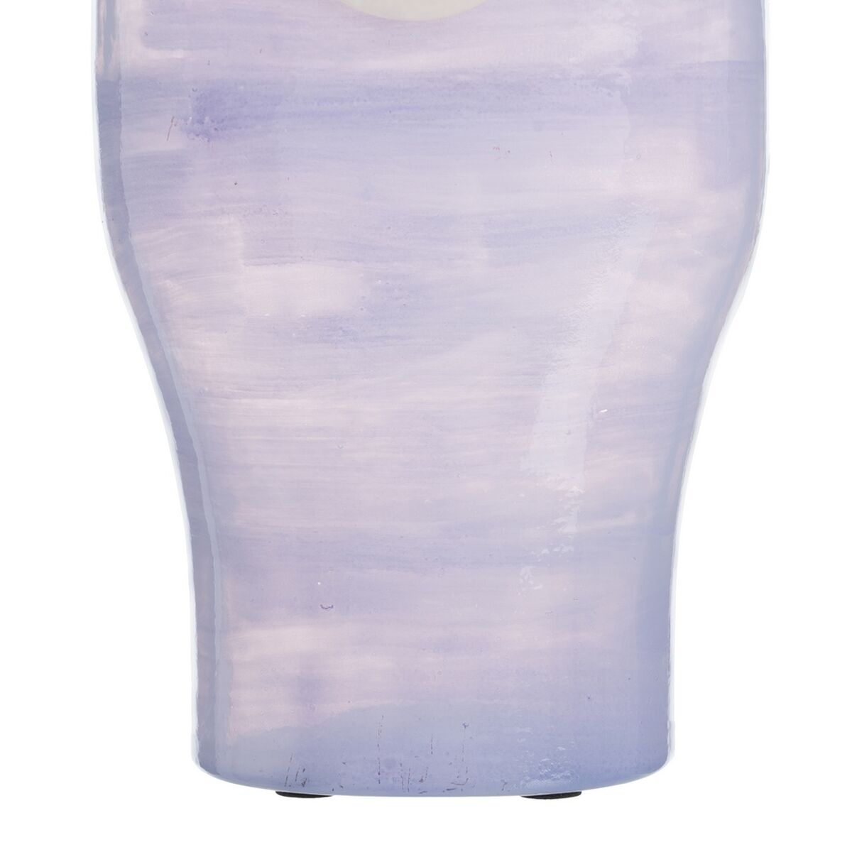Vaas Blauw Wit Hars Kristal 15 x 9 x 31 cm